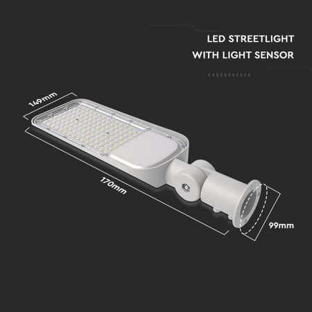 CORP ILUMINAT STRADAL SLIM LED 50W CU SENZOR 4000K CIP SAMSUNG [12]