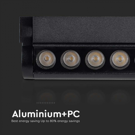 CORP LED MAGNETIC 5W 3000K - NEGRU [10]