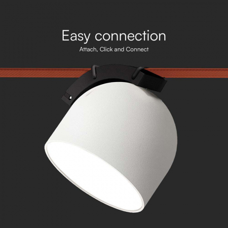 Corp led magnetic tracklight, 12w, 3000k, alb, V-TAC 23107 [6]