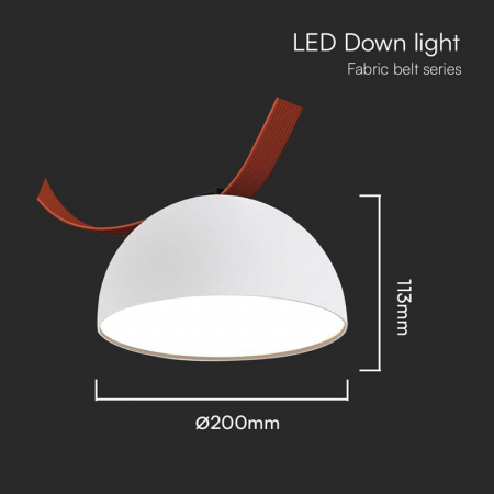 Corp led magnetic tracklight, 20w, 3000k, alb, V-TAC 23110 [6]