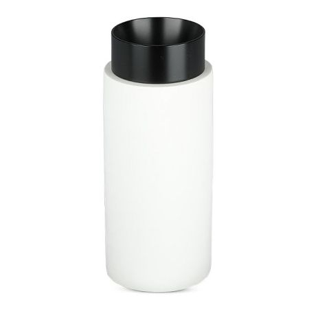 Corp iluminat exterior casa / gradina - Corp spot cu soclu GU10, alb/negru, V-TAC
