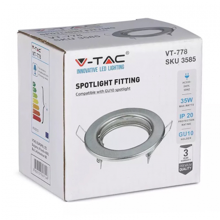 CORP SPOT GU10 CROM NICKEL MAT SET 2 BUCATI [5]