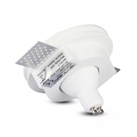 Corp spot GU10, din gips, alb, V-TAC 3652 [4]