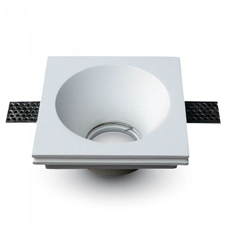 ILUMINAT INTERIOR - Corp spot GU10, pătrat, alb, V-TAC 3653