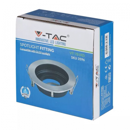 Corp spot GU10, unghi reglabil, nichel, V-TAC, SKU-3596 [6]