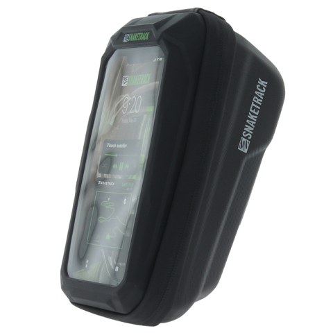 GEANTA BICICLETA CU SUPORT TELEFON PRINDERE PE CADRU - NEGRU [2]