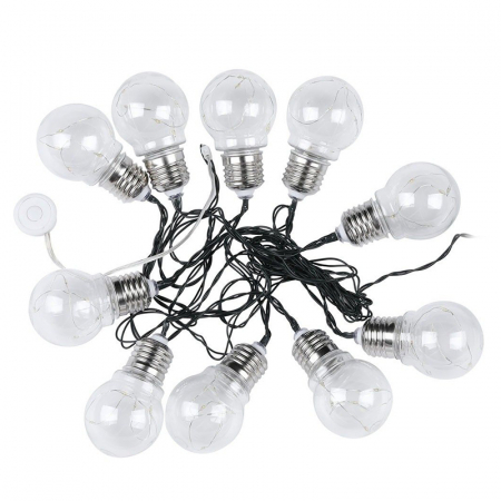 GHIRLANDA SOLARA LED 1W X 10 IP44 3000K [1]