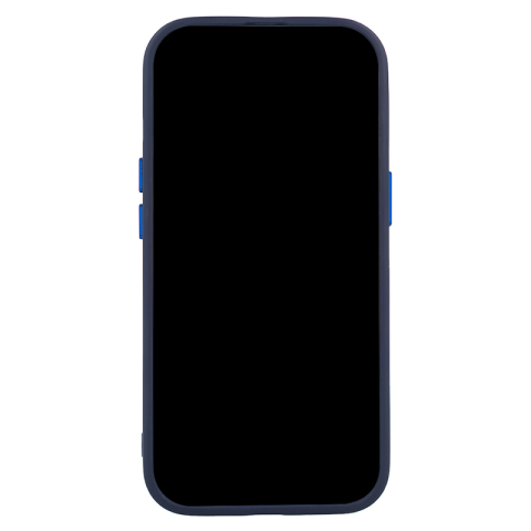 HUSA SILICON PENTRU IPHONE 17 PRO MAX CU INEL - ALBASTRU NAVY [3]