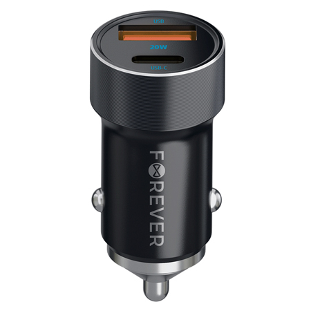 GSM/Tablete/Smartwatch - INCARCATOR AUTO PD 1 X USB-C 20W SI 1 X USB + CABLU USB-C 60W