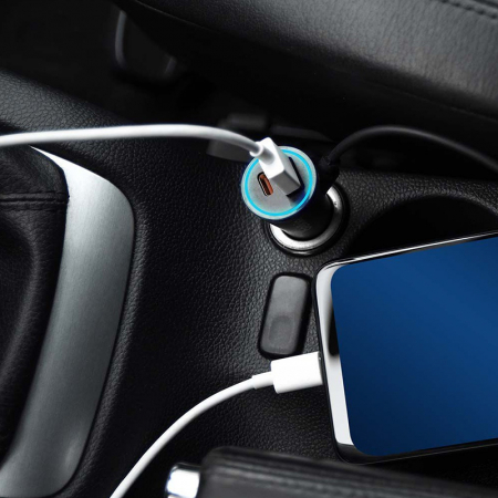 INCARCATOR AUTO QUICK CHARGE USB + TIP C [8]