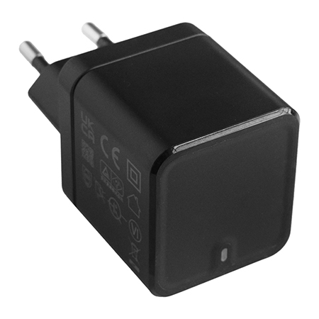 Incarcatoare - INCARCATOR RETEA USB-C + CABLU USB-C 1M - NEGRU