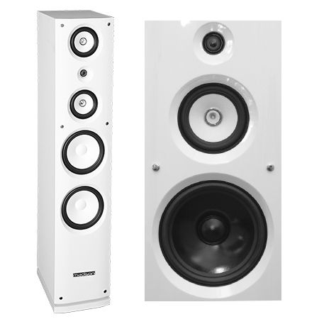 Boxe - INCINTA ACUSTICA 3 CAI 2X8"/20CM + 2X5"/13CM + 1 TWEETER 100W