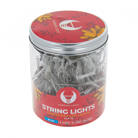 INSTALATIE CRACIUN 100LED-URI ALBASTRE 8M [4]