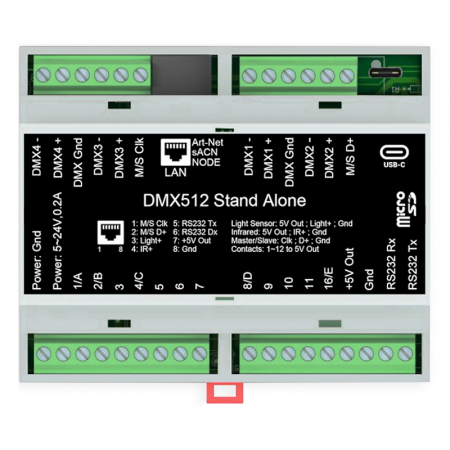 Interfata dmx - usb cu conexiune rj45 [2]