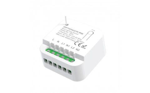 Intrerupator Kinetic  wireless dublu fara baterii – Set complet RF [2]