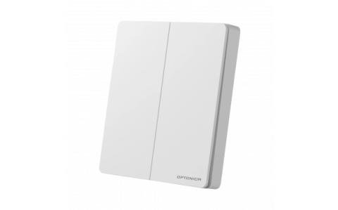 SMART HOME - Intrerupator Kinetic  wireless dublu fara baterii – Set complet RF