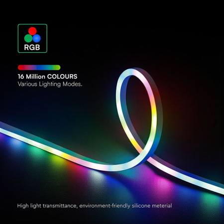 KIT BANDA LED NEONFLEX MAGIC RGB 5M [6]