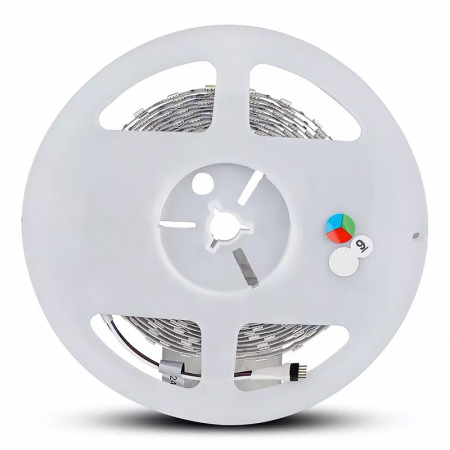 Kit banda led smart smd5050 rgb+w 60led/m ip20 5m V-tac [4]