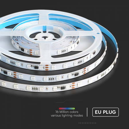 Kit banda led smd5050 5m 24v rgb ip20 V-tac [10]