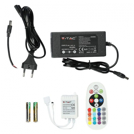 Kit banda led smd5050 rgb 60led/m ip20 5m V-tac [11]