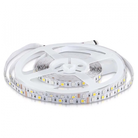 KIT BANDA LED SMD5050 RGB+W 6000K 60LED/M IP20 5M [1]
