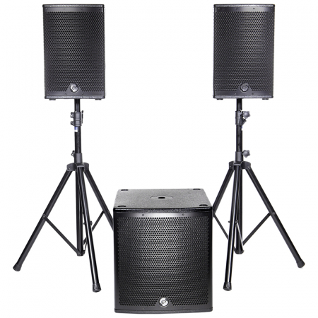 KIT SUBWOOFER 15"/38CM + 2 SATELITI 10"/25CM 800W RMS [1]