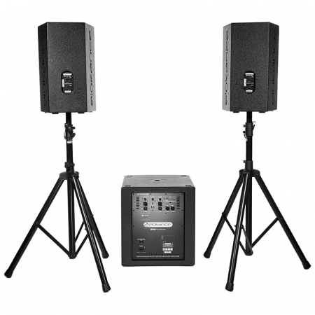 KIT SUBWOOFER 15"/38CM + 2 SATELITI 10"/25CM 800W RMS [3]
