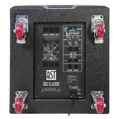 KIT SUBWOOFER 18"/46CM 500W + 2 SATELITI 4"/10CM 200W RMS BST [5]
