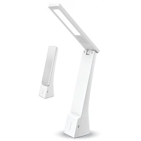 Solutii iluminat LED - LAMPA BIROU 4W 3IN1 3000K/4500K/6000K ALB/ARGINTIU