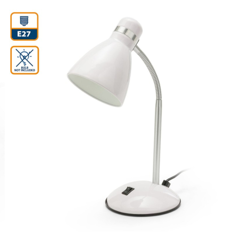 LAMPA BIROU CU SOCLU E27 - ALB [3]