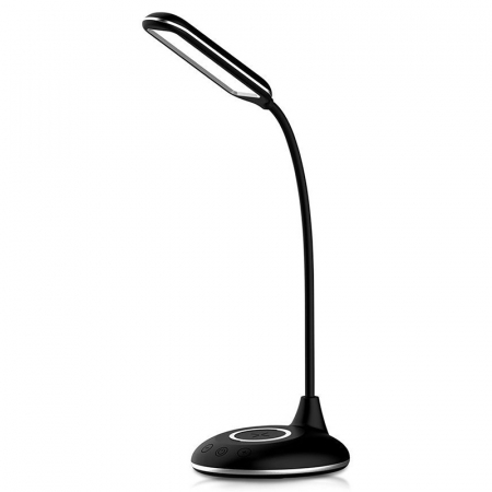 LAMPA BIROU SMART 5W 3IN1 CU INCARCATOR INDUCTIV INCORPORAT - NEGRU [1]