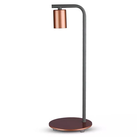 Lampi Birou - LAMPA BIROU SOCLU E27 - BRONZ ROSU