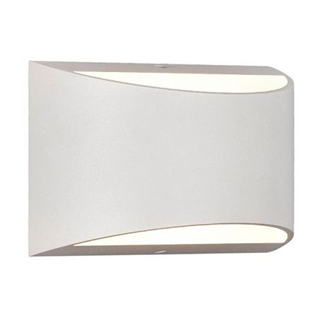 Corp iluminat exterior casa / gradina - Lampa de perete LED, 10W, IP54, 4000K, alb neutru, alb, V-TAC 8683
