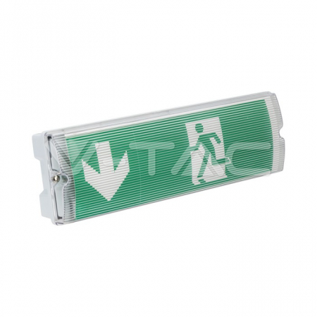 Diverse - Lampa Emergență Iesire de Urgență EXIT 3W | 1.5AH | 6400K