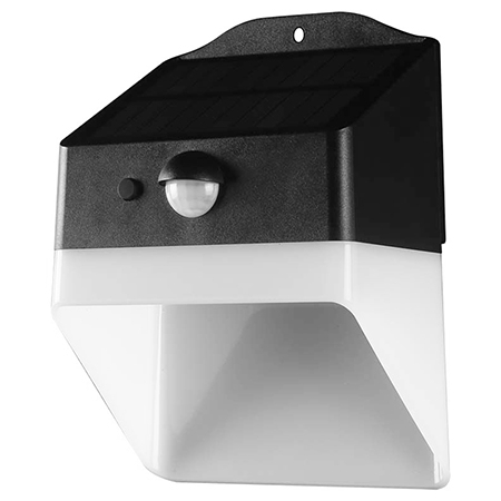 Corp iluminat exterior casa / gradina - Lampa exterioară 2W, 4000K, încărcare solară, alb/negru, V-TAC, 10309