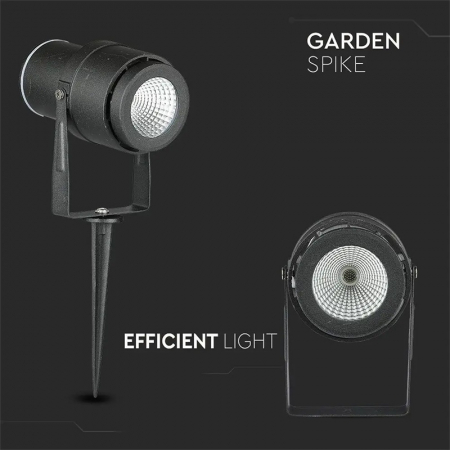 Lampa gradină, IP65, 12W, 4000K, alb neutru, negru, V-TAC, SKU-217545 [14]