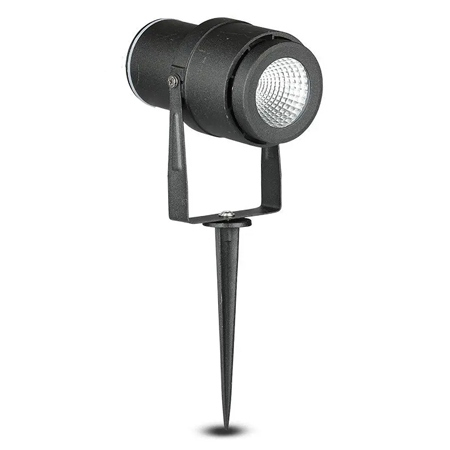 Corp iluminat exterior casa / gradina - Lampa gradină, IP65, 12W, 4000K, alb neutru, negru, V-TAC, SKU-217545