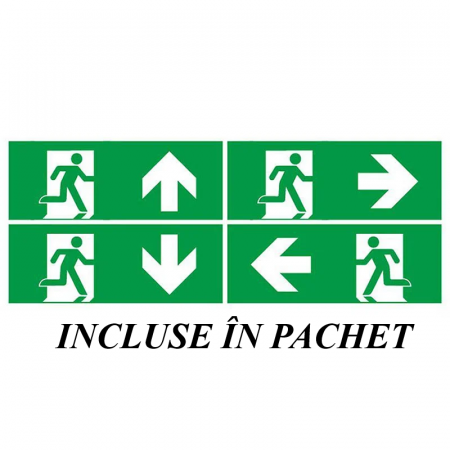 Lampa Emergență Iesire de Urgență EXIT 3W | 1.5AH | 6400K [3]