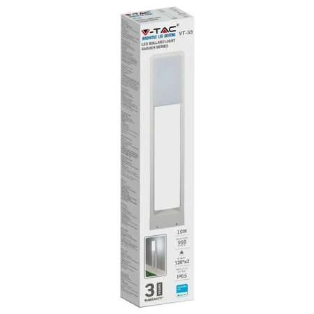 Lampa iluminat gradina, 10w, ip65, 3000k, alb cald, alb, V-TAC 20116 [3]