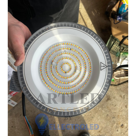 Lampa industriala LED suspendata 100W 3IN1 (3000k,4000k,6500k) IP65 - GRI V-TAC 23622 [1]