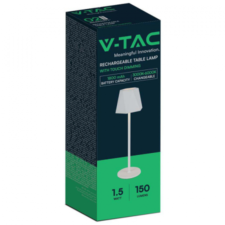 LAMPA LED 1.5W 3IN1 CU ACUMULATOR - ALB [3]