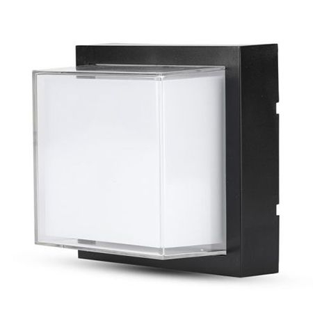 Corp iluminat exterior casa / gradina - LAMPA LED 12W IP65 4000K ALB NEUTRU - NEGRU