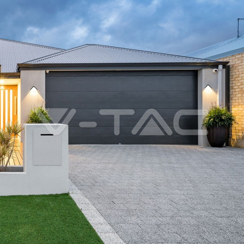 Lampa led, 12w, ip44, 4000k, alb neutru, negru, V-TAC 8540 [9]