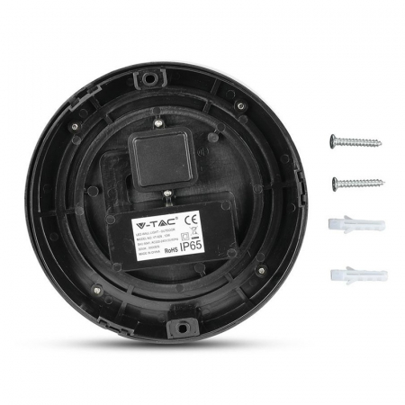 Lampa LED 12W, IP65, 3000K, alb cald, negru, V-TAC 8541 [4]