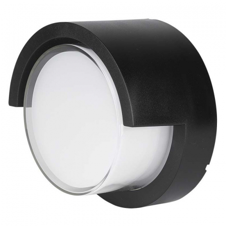 Corp iluminat exterior casa / gradina - Lampa led, 12w, ip65, 4000k, alb neutru, negru, V-TAC 218538