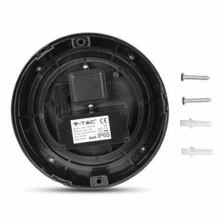 Lampa led, 12w, ip65, 4000k, alb neutru, negru, V-TAC 8542 [4]