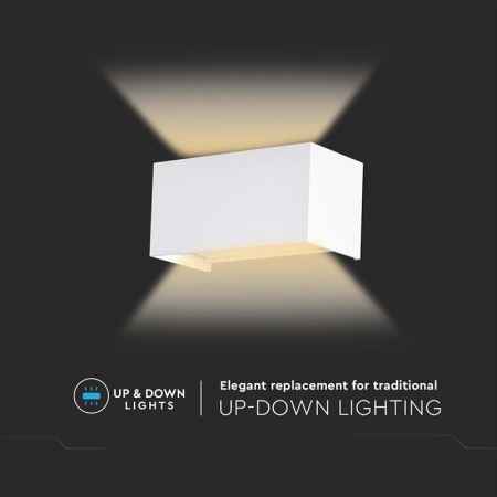 Lampa led, 24w, 4000k, alb neutru, ip65, alb, V-TAC 2976 [6]