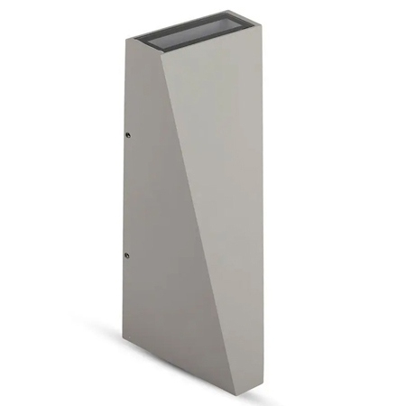 Corp iluminat exterior casa / gradina - Lampa led, 6w, ip65, 3000k, alb cald, gri, V-TAC 218299