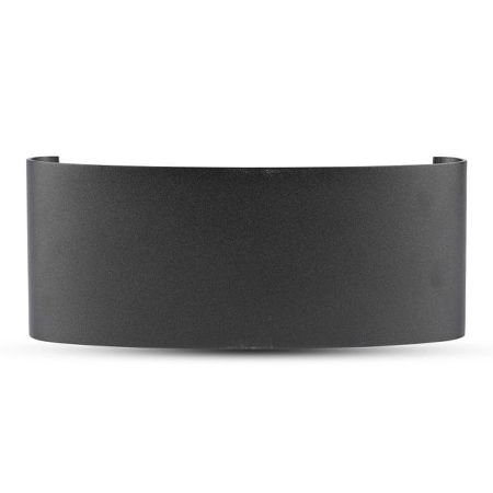 Corp iluminat exterior casa / gradina - LAMPA LED 8W IP54 PENTRU PERETE CU ILUMINARE SUS JOS 4000K -NEGRU