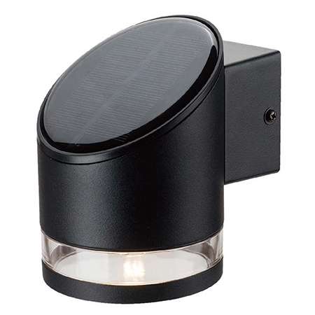 Corp iluminat exterior casa / gradina - Lampa led cu incarcare solara, 1w, ip54, 3000k, negru, V-TAC 10384